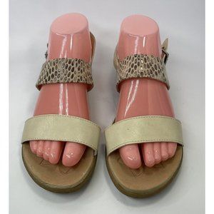 B.O. C Women's Slip-On Strappy Slingback Sandals Cram Size 7 M EUR 37